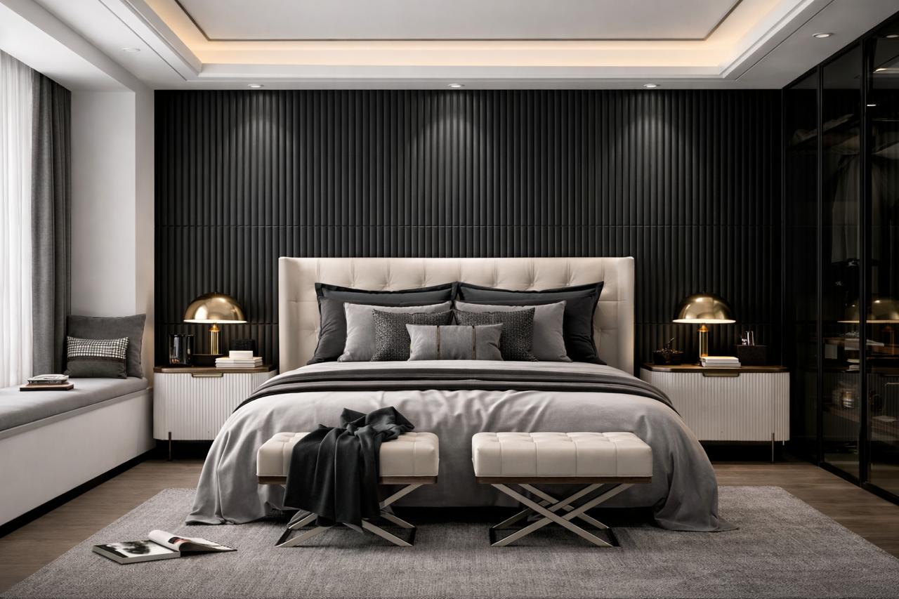 ტყავის თვითწებვადი შავი შპალერი (PG-08) 106-64 (69სმx300სმ)  